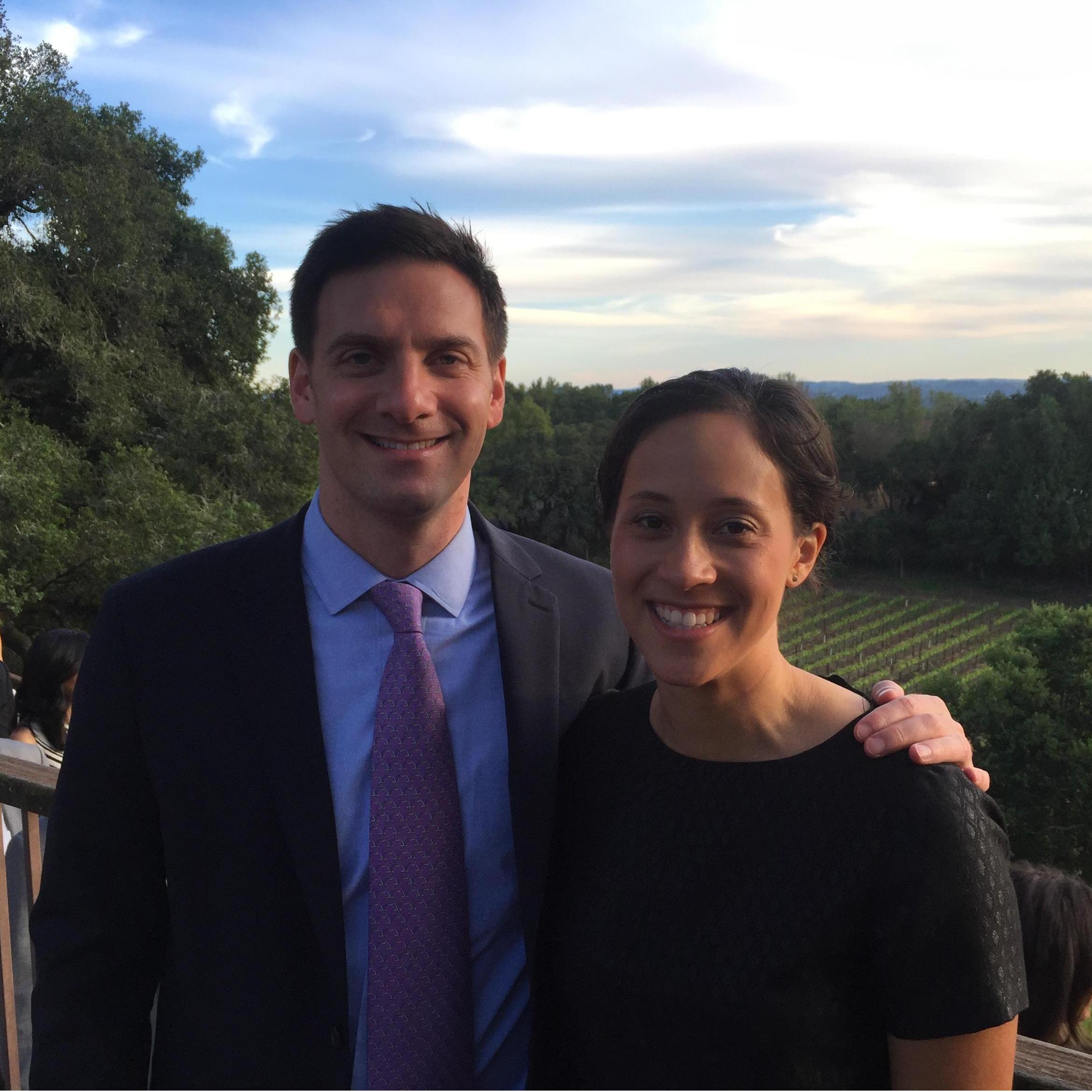 Celebrating Steve and Serena in Kenwood, CA