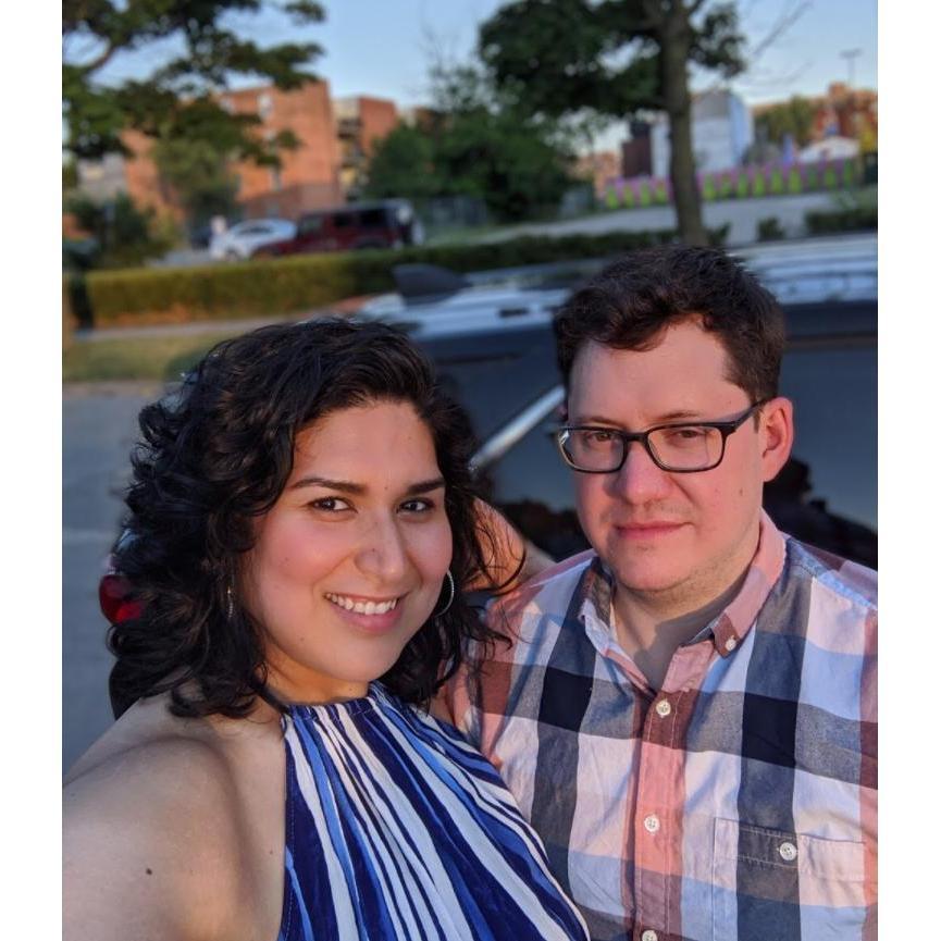 What a handsome couple we make...