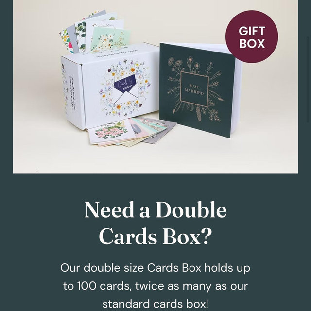 Cardkive - Double Cards Box