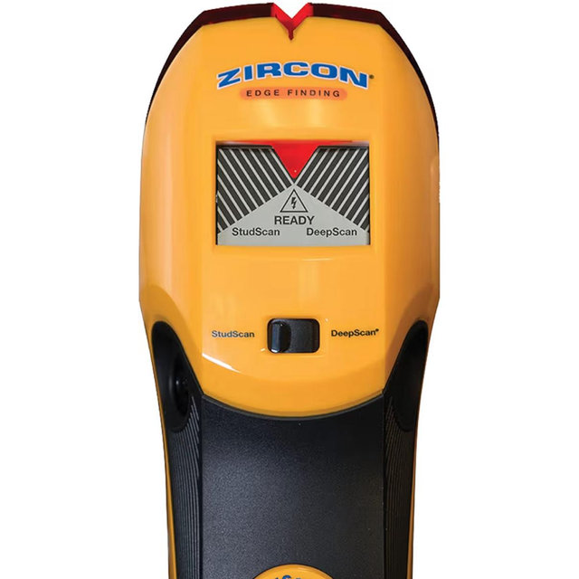 Zircon StudSensor A100 Stud Finder and Wall Scanner – Edge Locating Stud Detector with WireWarning AC Detection – Easy-to-Read Display and Ergonomic Grip for Home and Professional Use