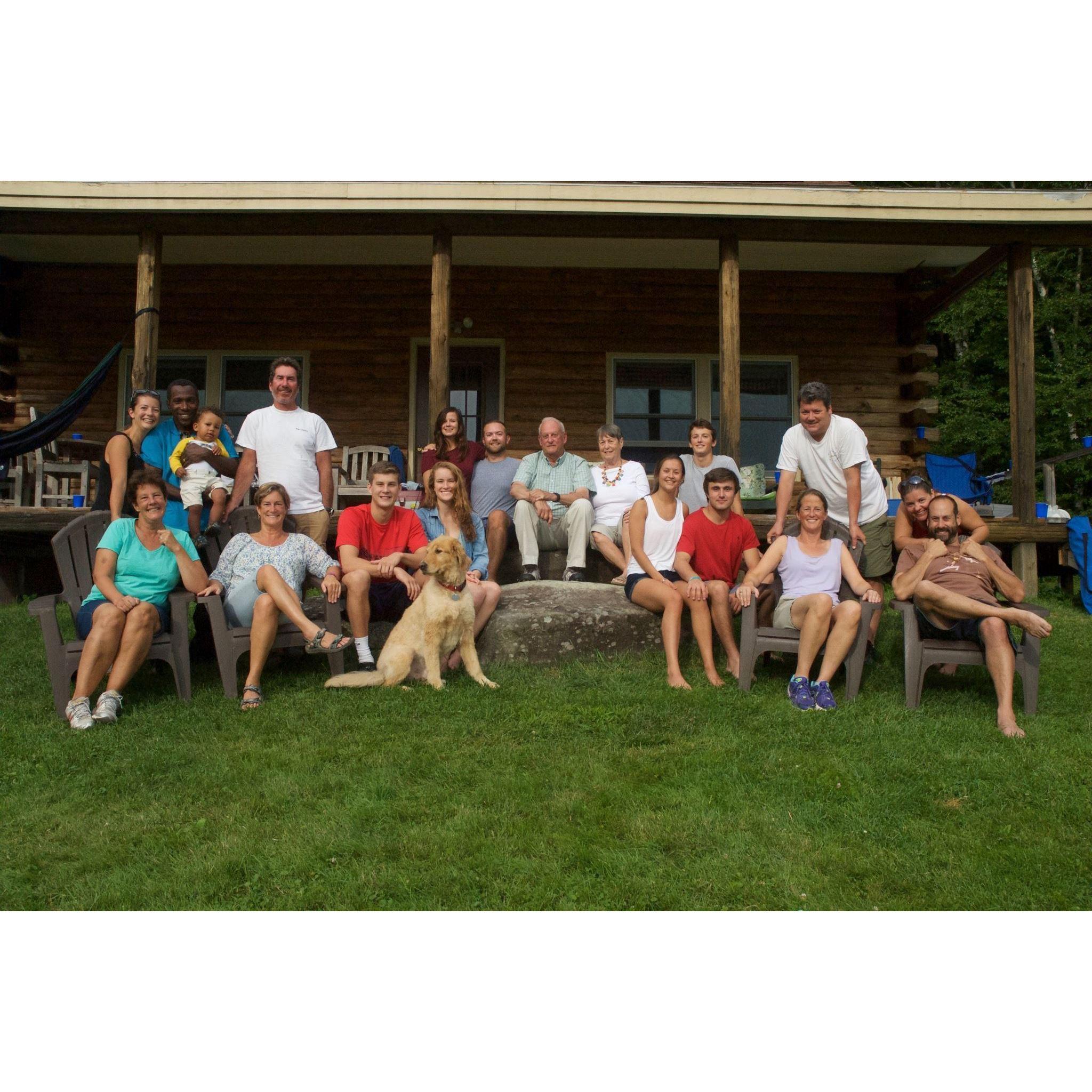 Family Cabin Party, Vermont, 2016.
