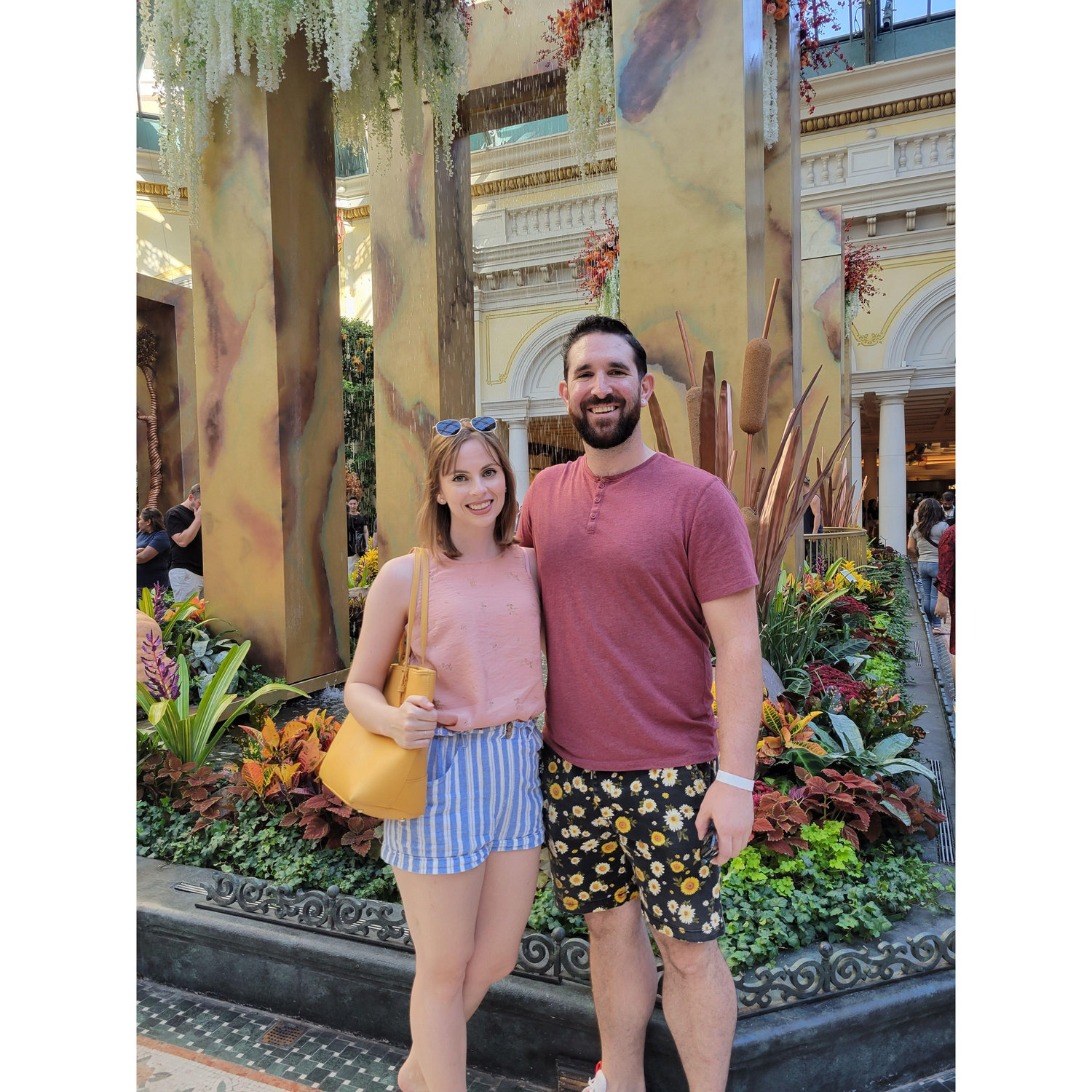 First time visiting the Bellagio hotel in Vegas. Their indoor garden exhibit is always cool.