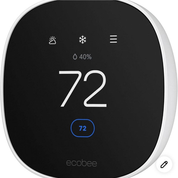 ecobee Smart Thermostat Enhanced - Programmable Wifi Thermostat - Works with Siri, Alexa, Google Assistant - Energy Star Certified - Smart Home