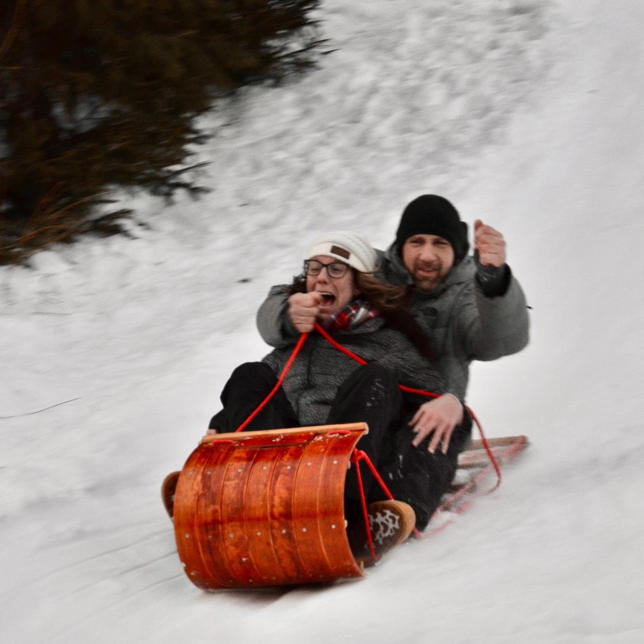 Sledding at Freiberg Hill!!! The best memories!!!!