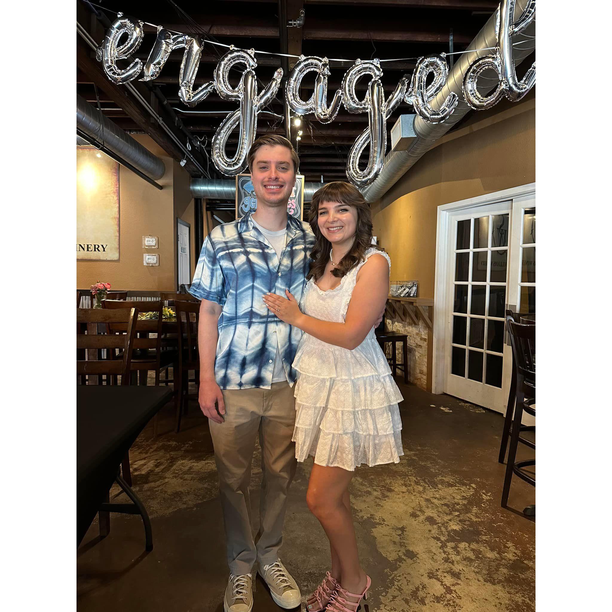 Our engagement party!