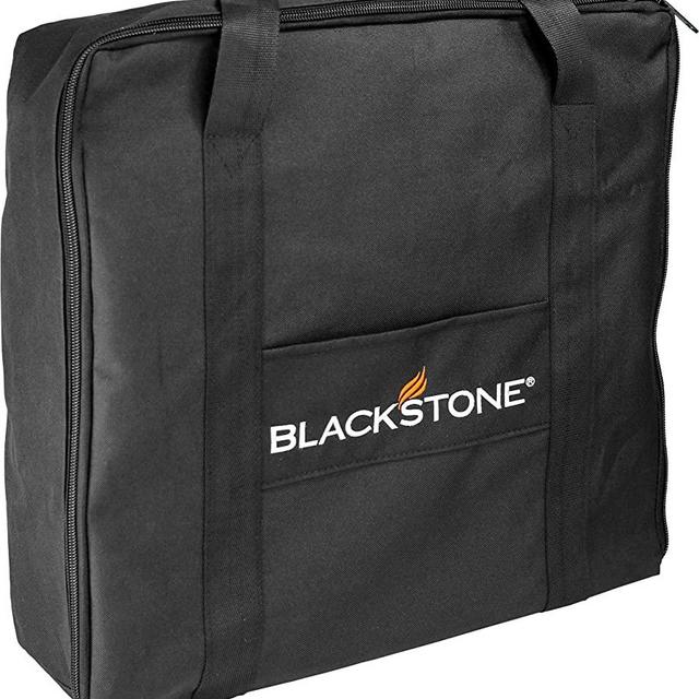 Blackstone 1723 Tabletop Griddle Carry Bag Fits 22 Inch Portable BBQ Grill Travel-600D Heavy Duty Weather Resistant Cover, 22 Inch, Black