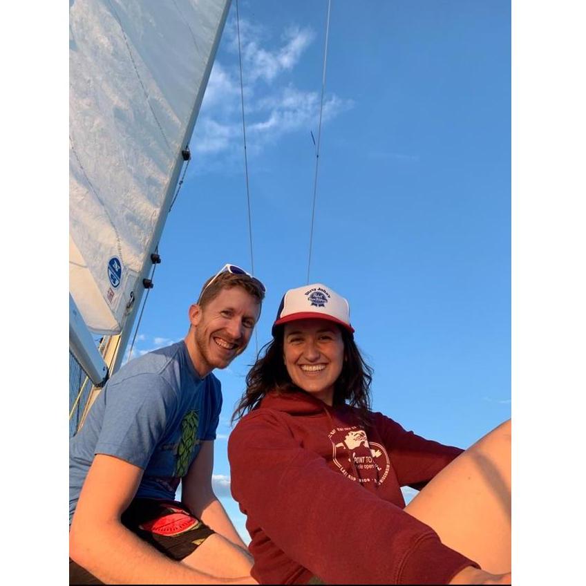 Sailing is one of Erik's primary passions. This shot was snapped on Shawn Patterson's J-24.