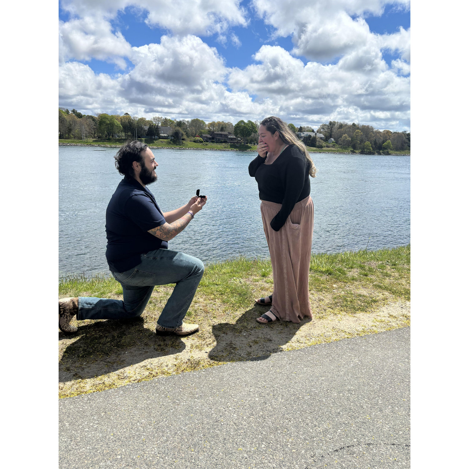 Stone popping the question, May 11th 2024