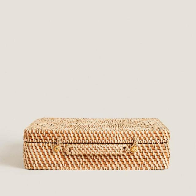 "Diamond Rattan Briefcase" Wedding memory box