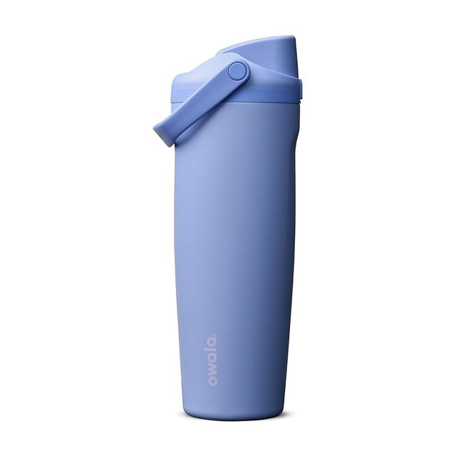 Owala FreeSip Sway Insulated Stainless Steel Water Bottle with Two-Way Spout, Built-In Straw and Bucket Handle, Made for Travel, School, and Sports, 30oz, BPA Free, Leak Proof, Out of the Blue