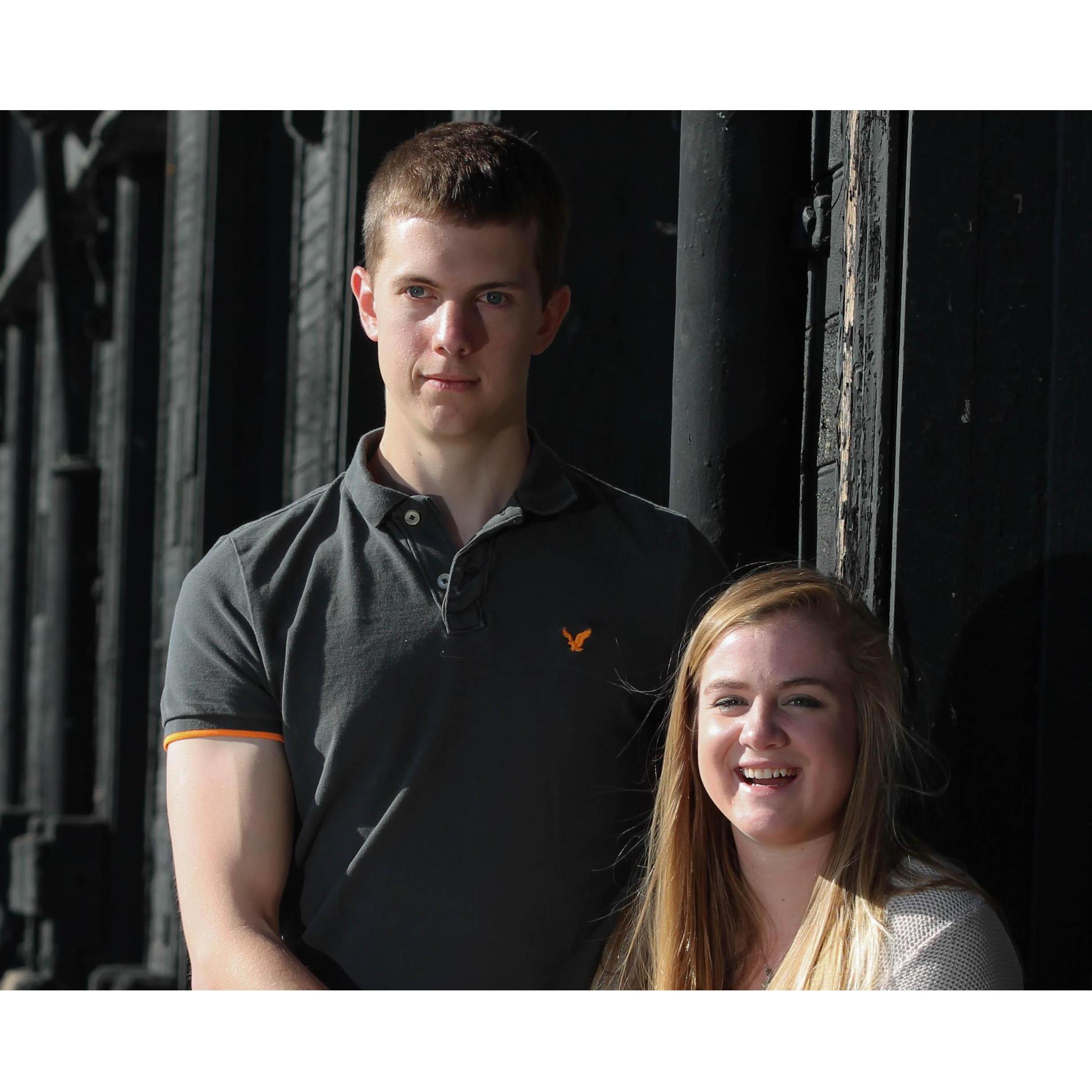One of our first photos together, taken by Walker's Dad , Pat in 2013!