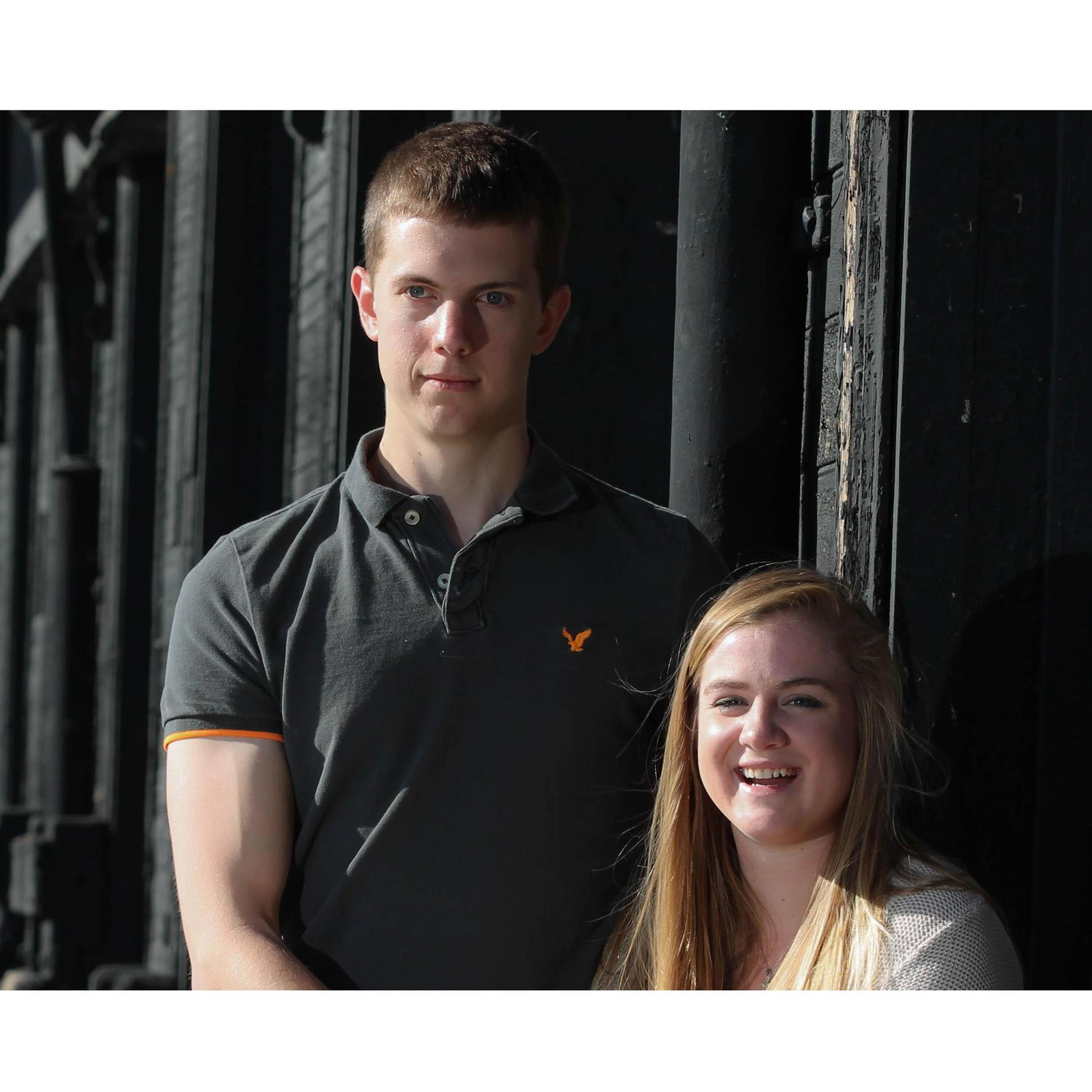 One of our first photos together, taken by Walker's Dad , Pat in 2013!