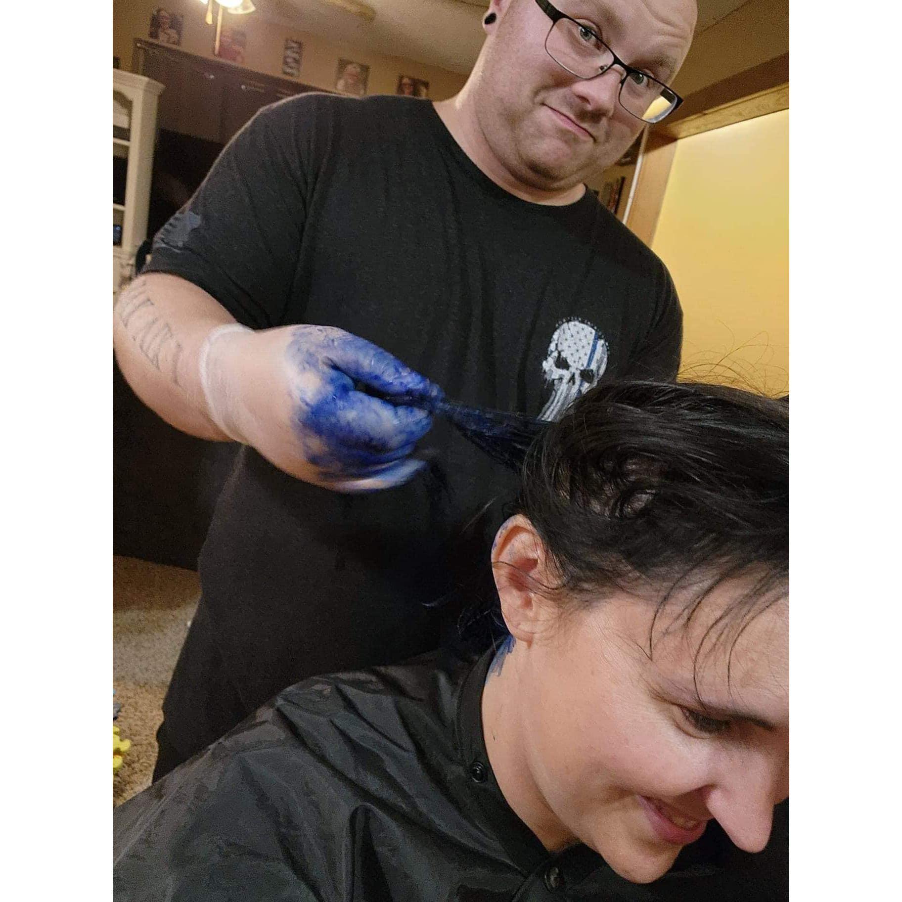 My own personal hair stylist