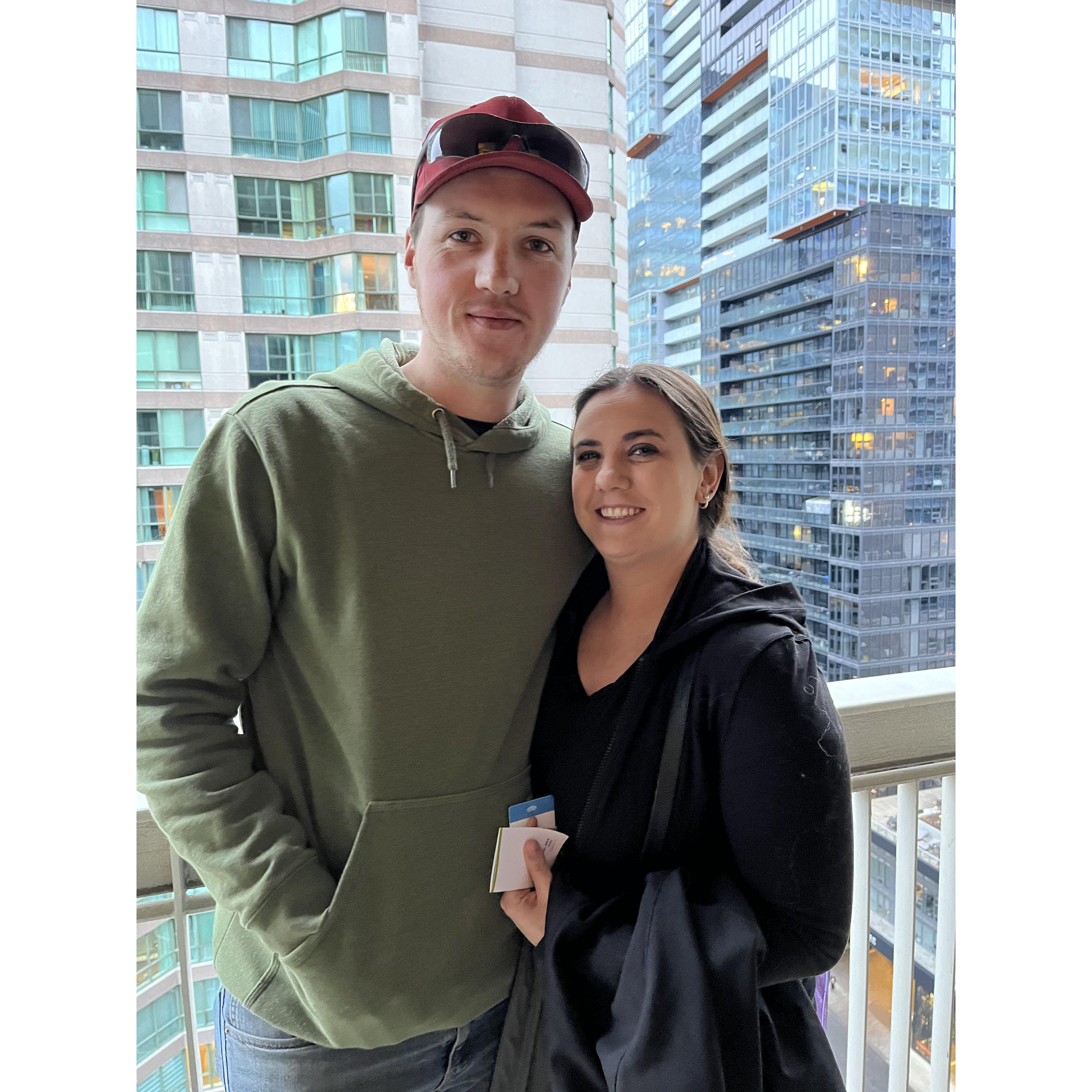 Off to the Toronto Maple Leaf Game