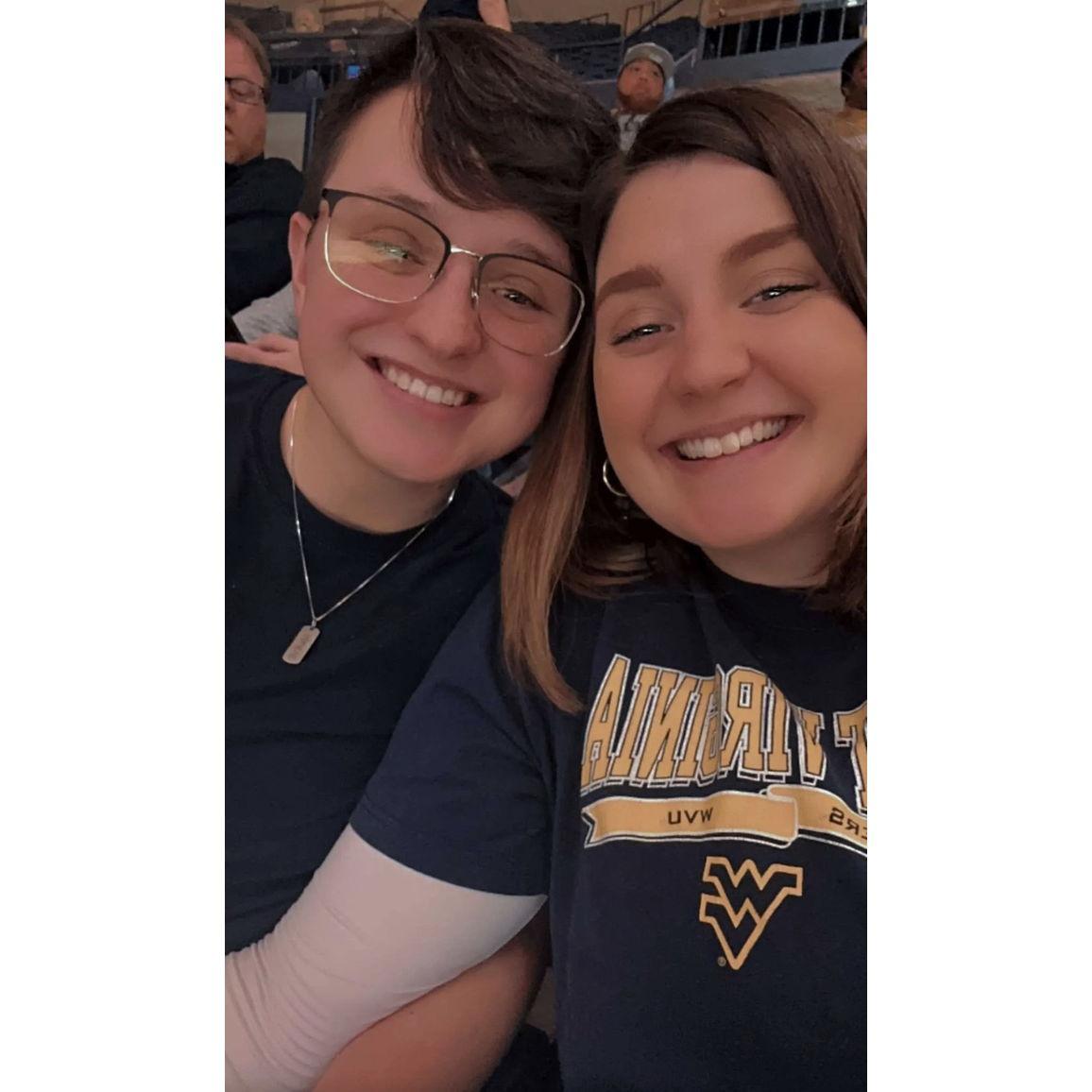 WVU games together where Julia cannot pull herself out of her Coach J form.