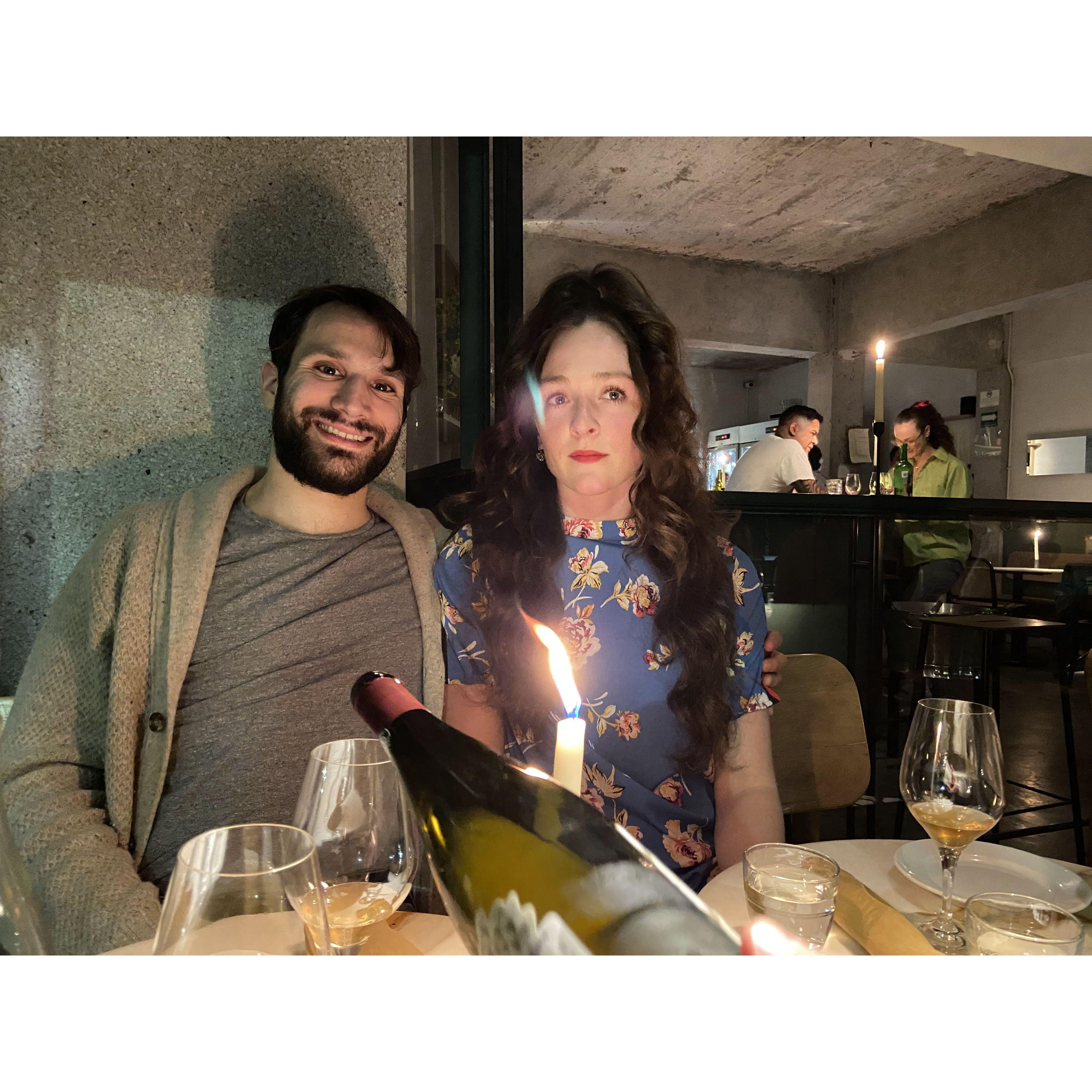 We went to Mexico City and dined like royalty