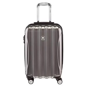 Delsey Luggage, Inc. - Delsey Luggage Helium Aero, Carry On Luggage, Hard Case Spinner Suitcase, Titanium