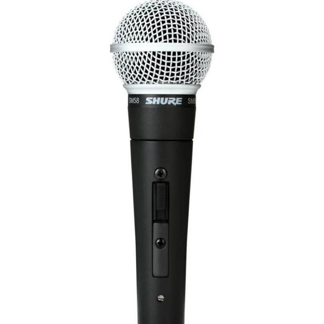 Shure SM58S Cardioid Dynamic Vocal Microphone with On/Off Switch