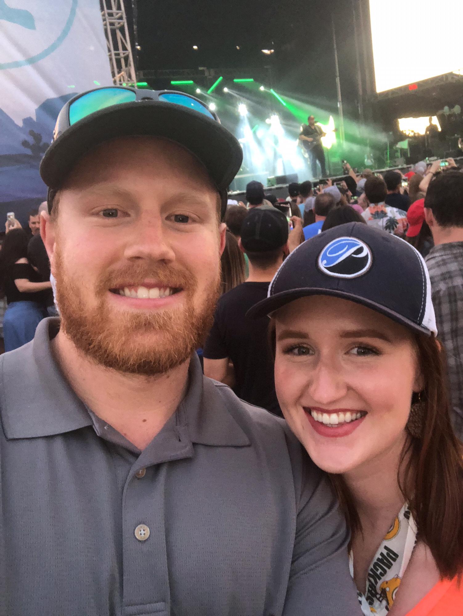 Watching our favorite country singer Luke Combs!