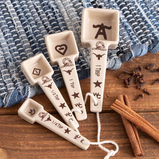 West Creation Branded Ceramic Measuring Spoons