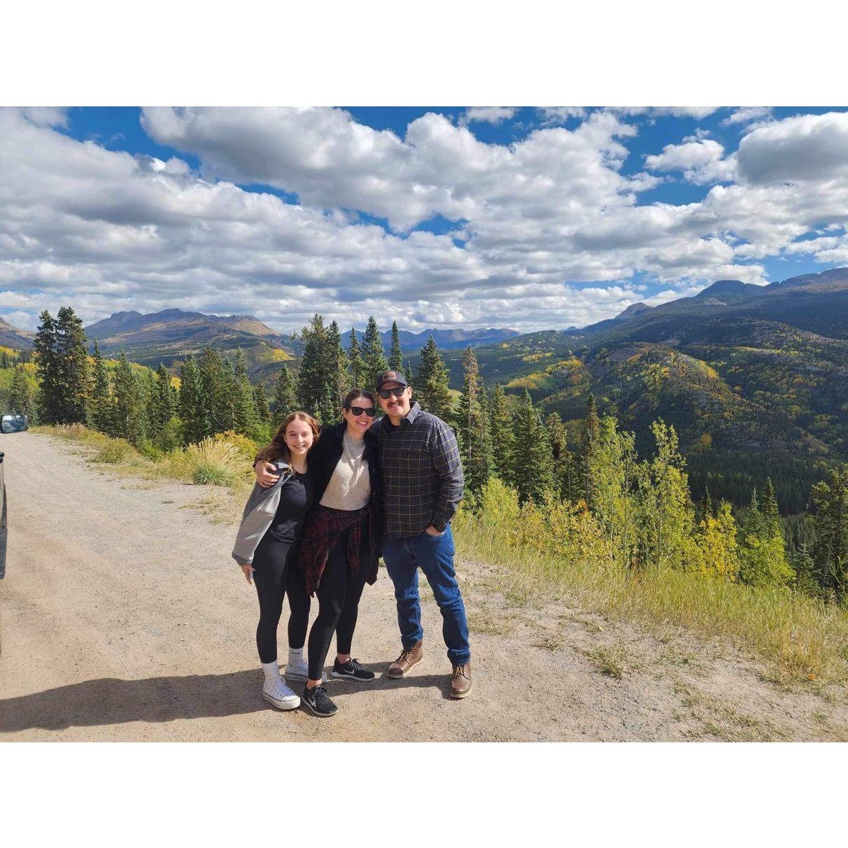 Family photo in Colorado