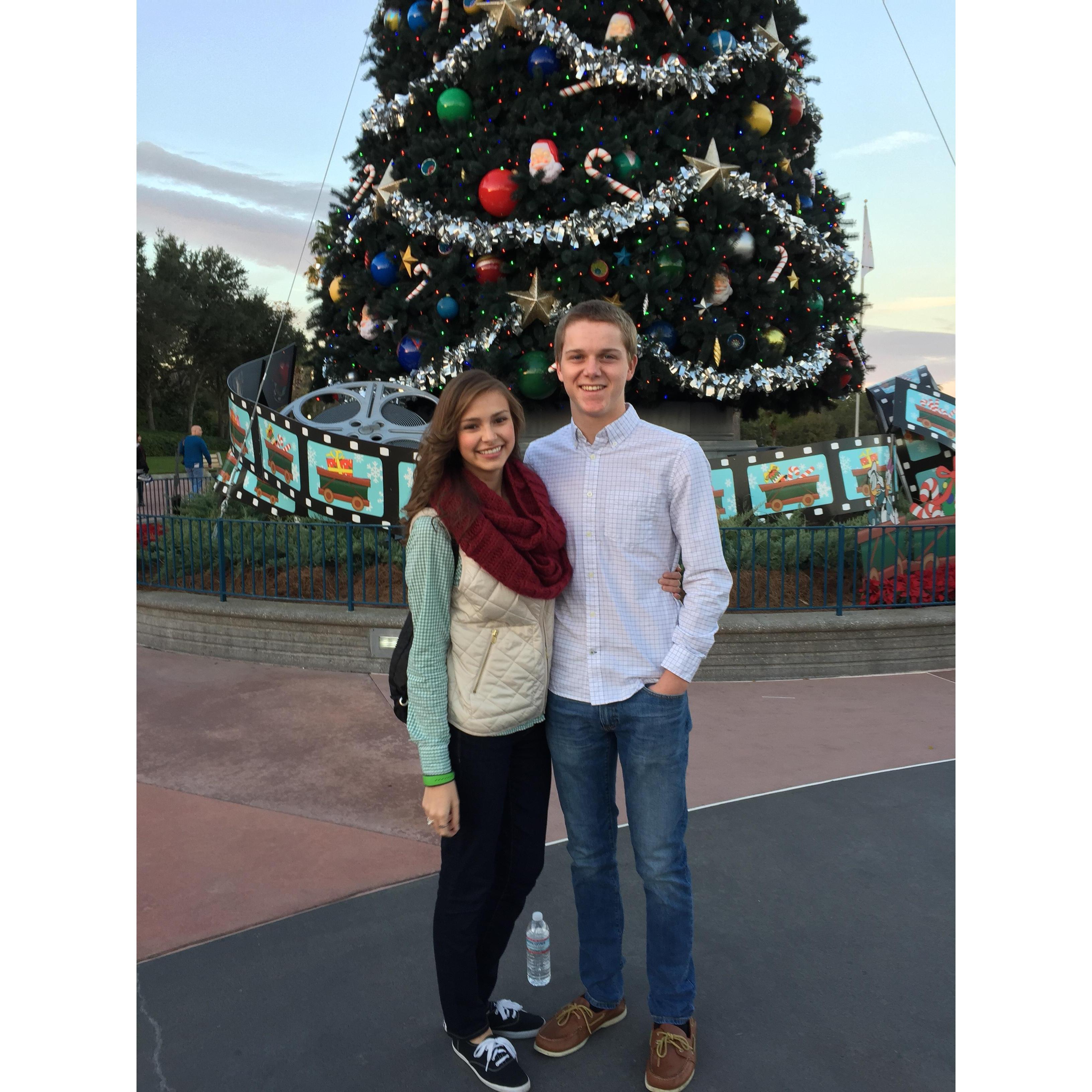 Our first trip to Disney together - Christmas 2014