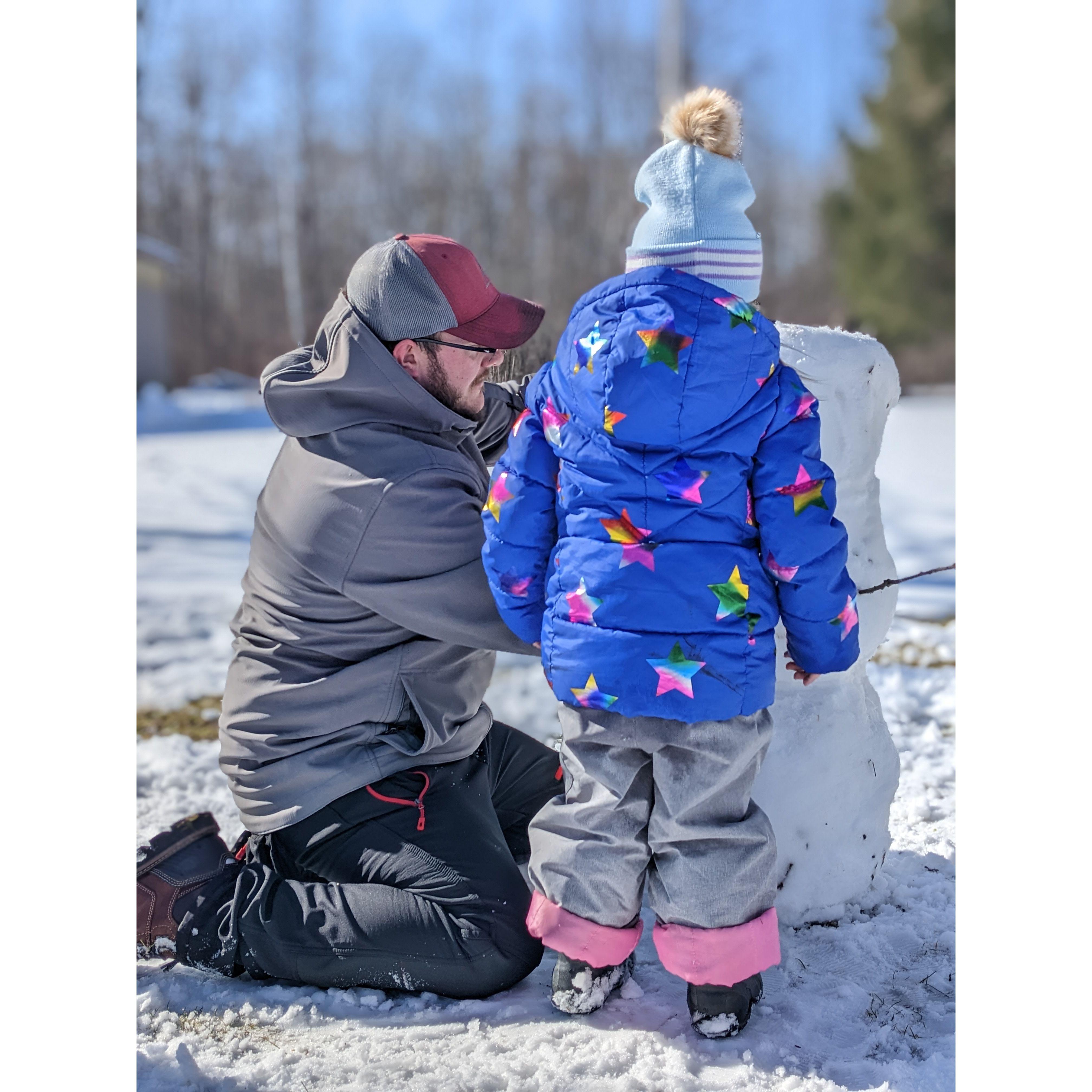 The first time Kam and Connor met. She warmed up to him immediately!