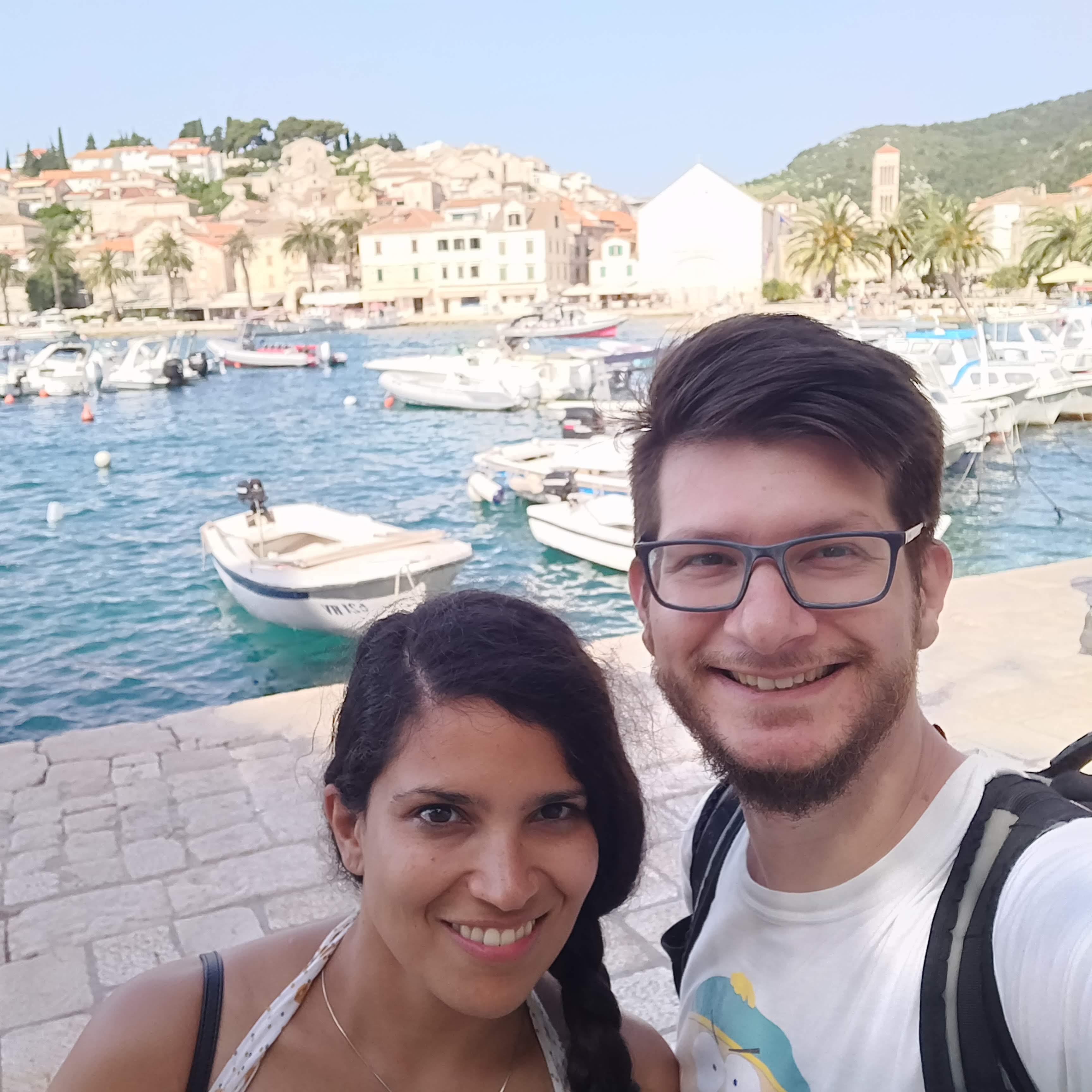 Hydra is REALLY picturesque. Also, we look gorgeous...