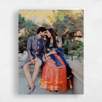 Yellow Wedding Thank You - Taneja Photo