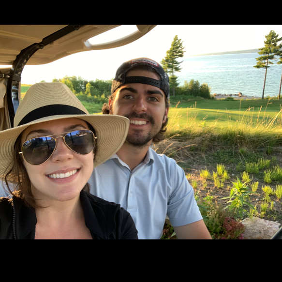 Golfing in Bay Harbor, Michigan