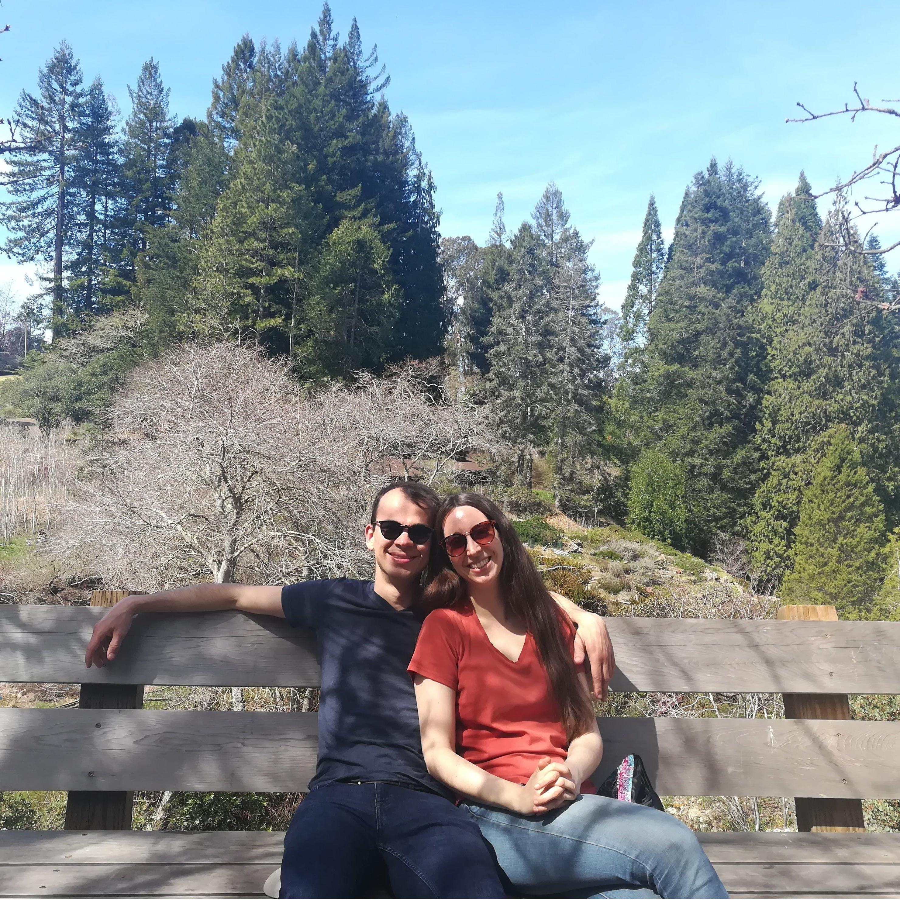 At the Berkeley Botanical Garden in springtime