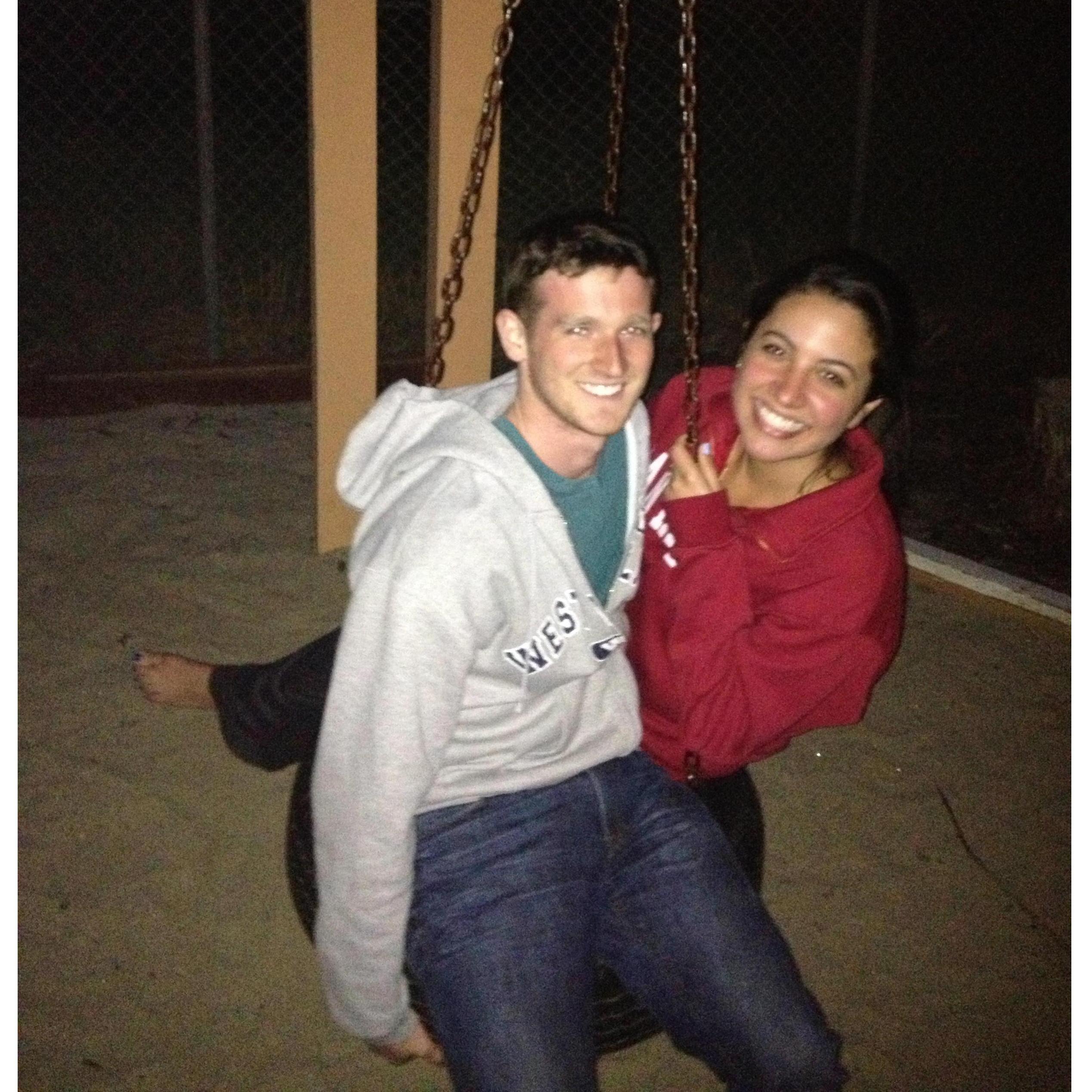 As soon as Christian came back from studying abroad, we made it official. We were now boyfriend and girlfriend awww. This picture was taken the week he returned. We were so happy to be together again!