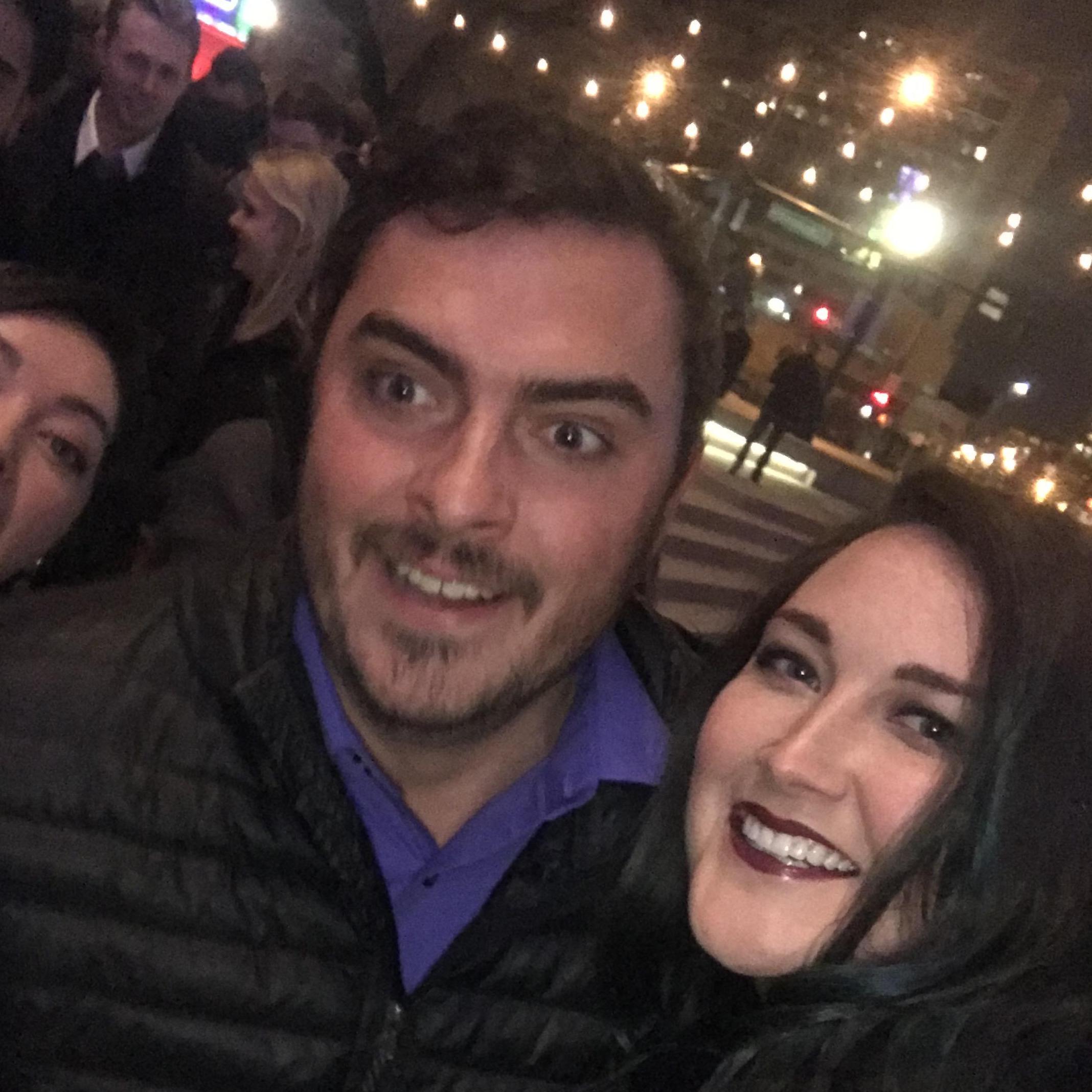 New Years Eve 2017! Bret looks ready for the photo... :-)