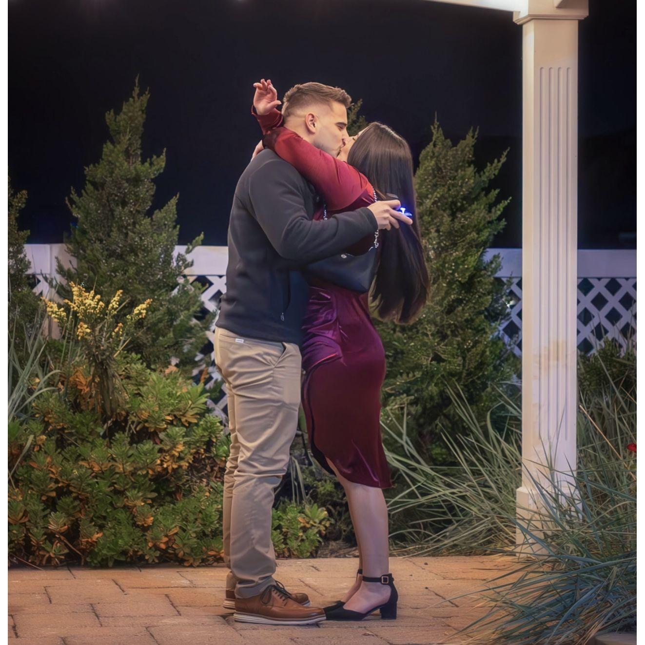 2023 - The night Ryan proposed at Lombardi's on the Bay