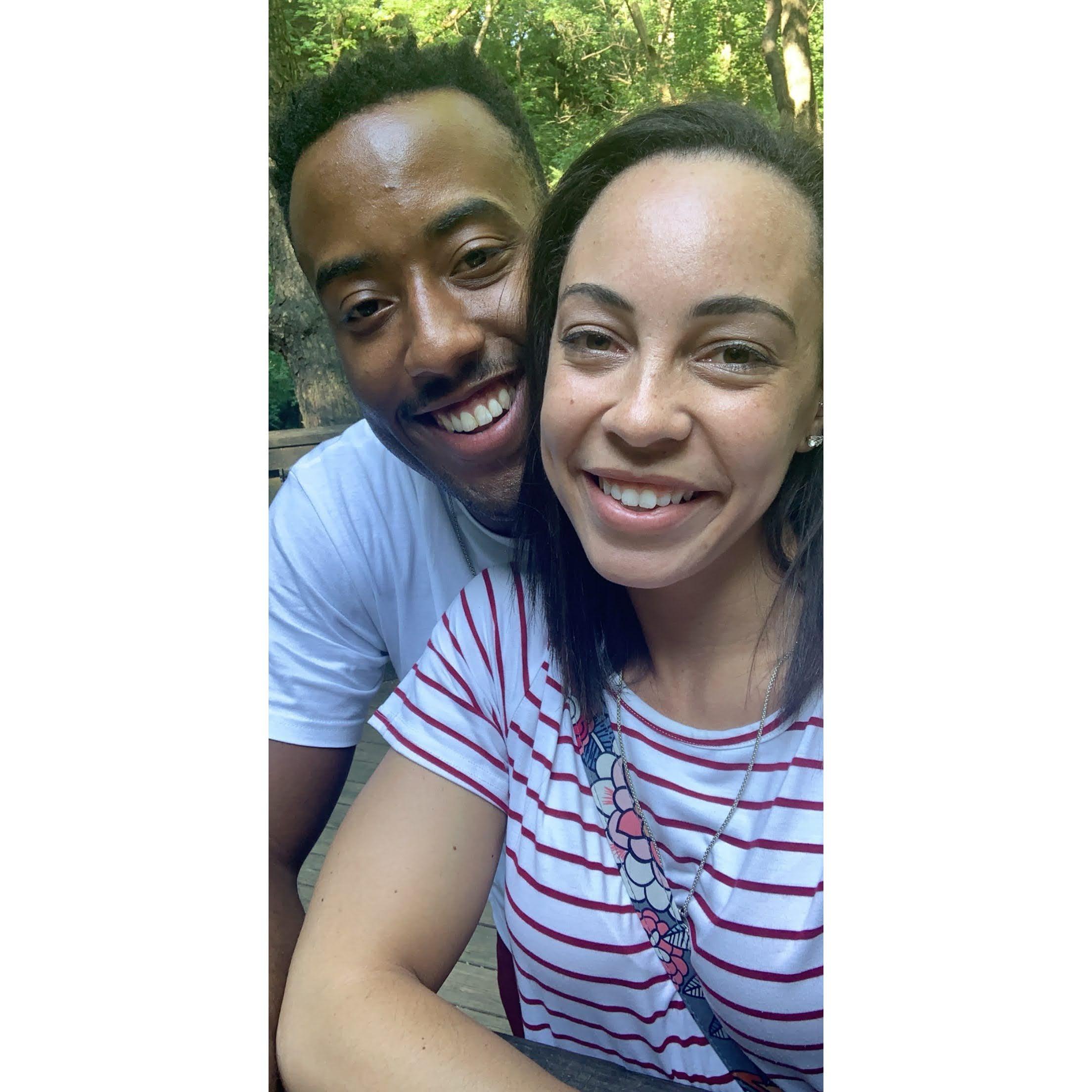 Our first real photo together on our second date!