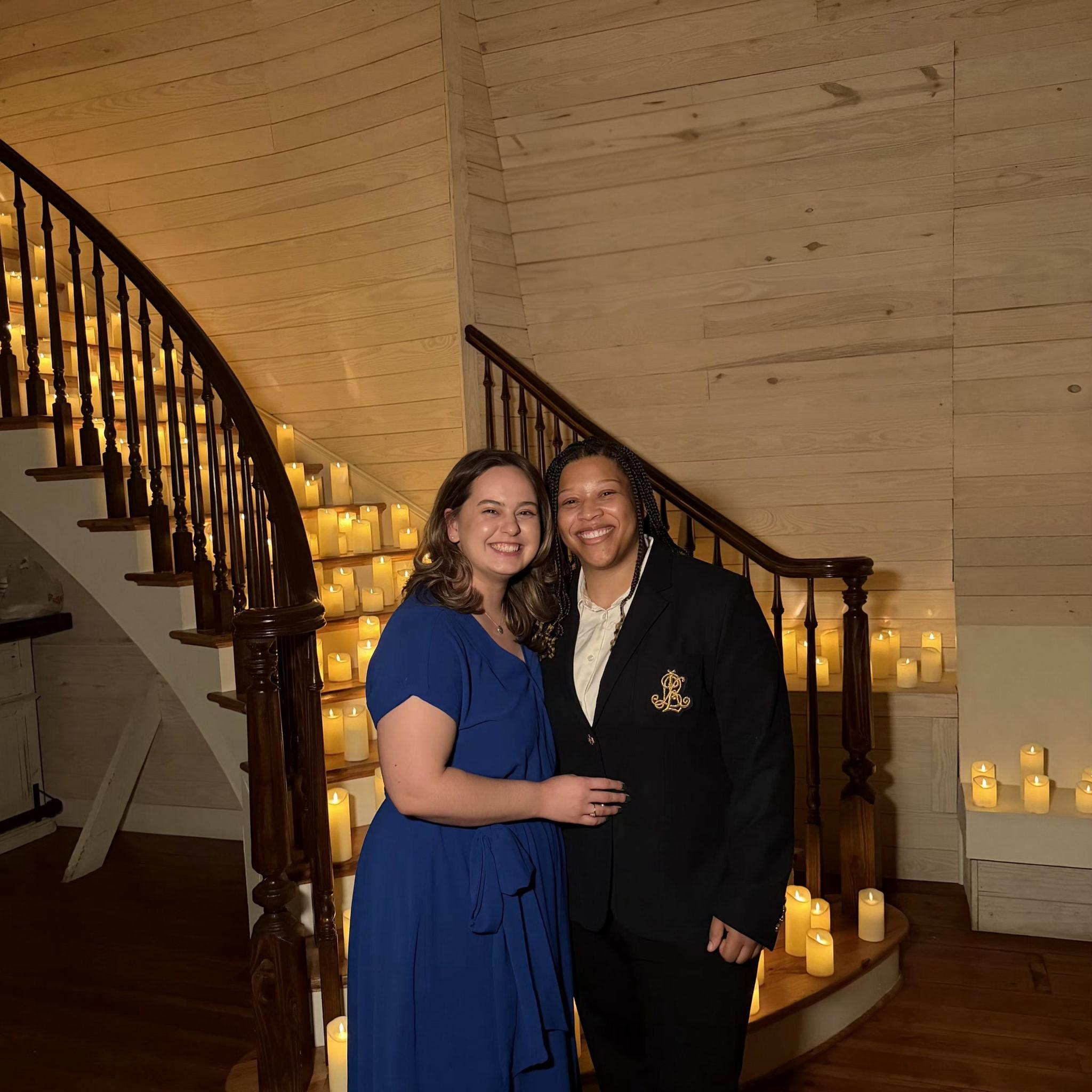 The night we got engaged, Historic Wakefield Barn, Raleigh. January 2026