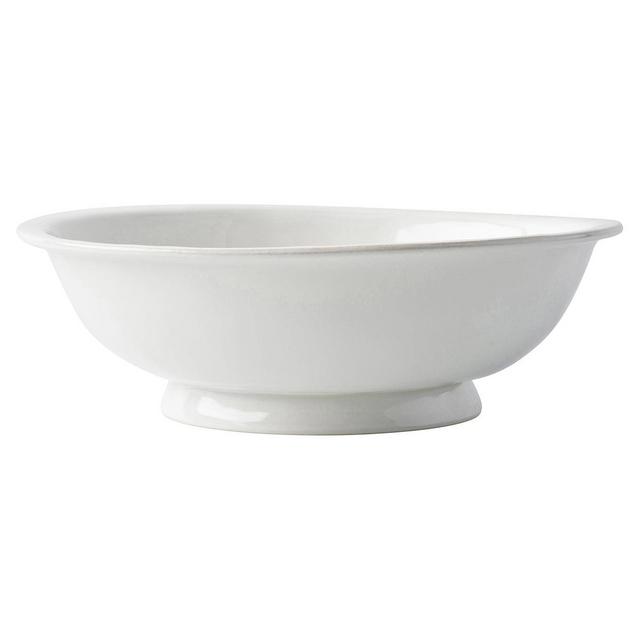 Puro Footed Fruit Bowl - Whitewash