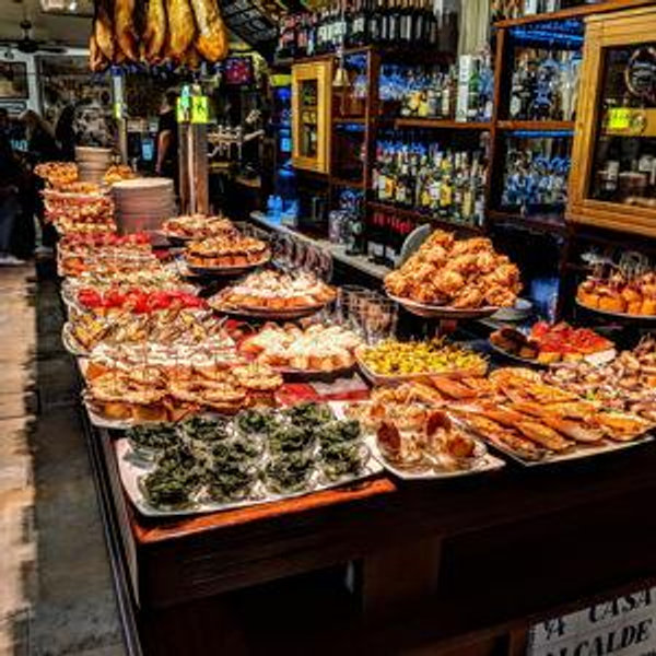 Pinchos Crawl in San Sebastian, Spain