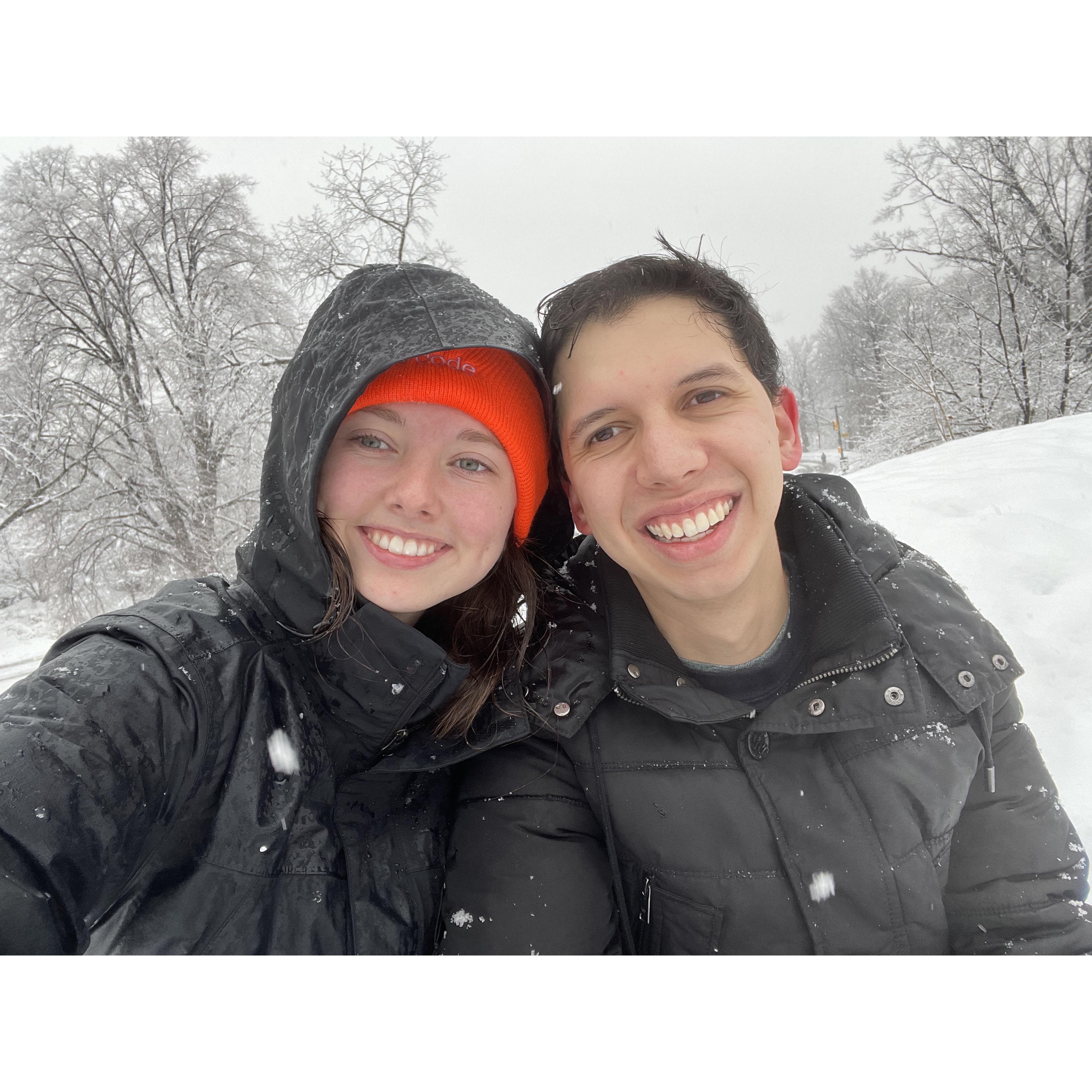 Snow day in Central Park!
