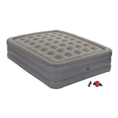 Coleman® GuestRest Double High Airbed with External Pump Queen - Gray/White