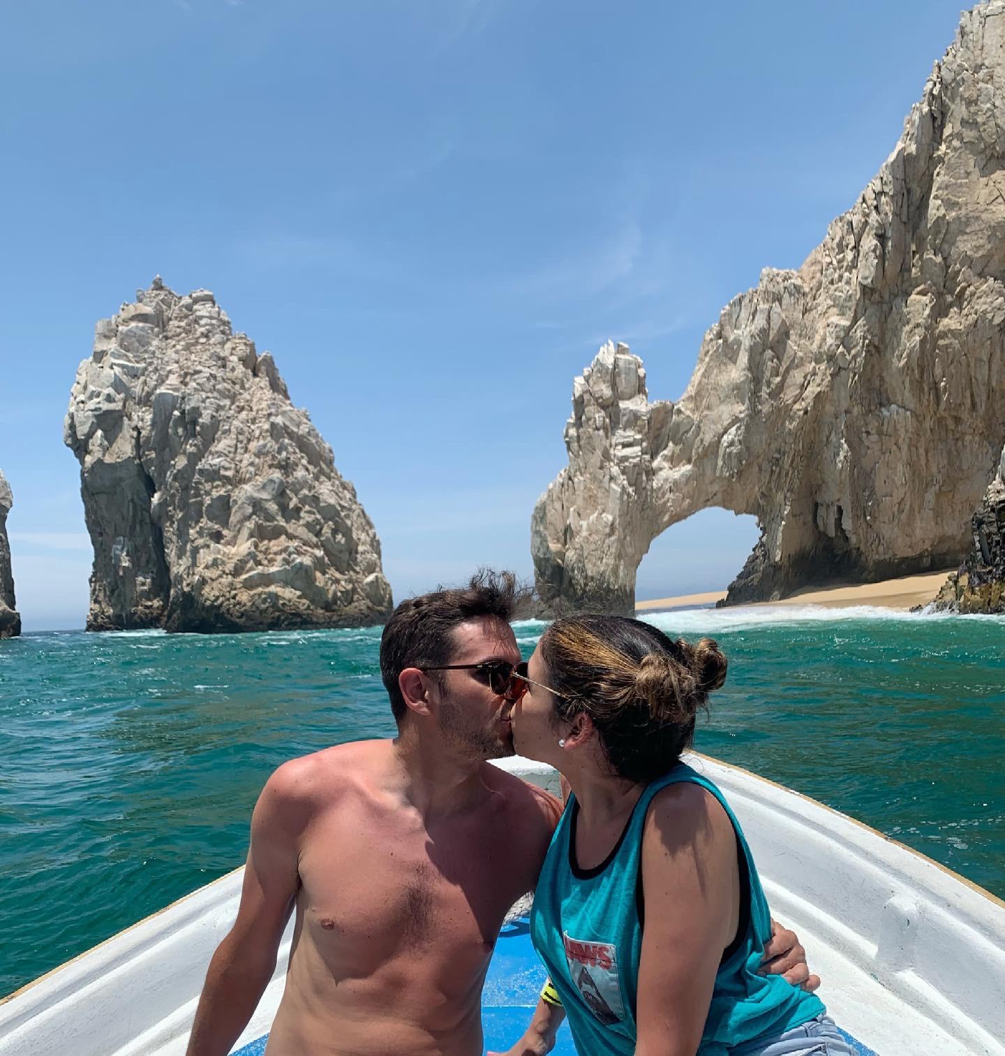 Their first trip together out of the country, 2021