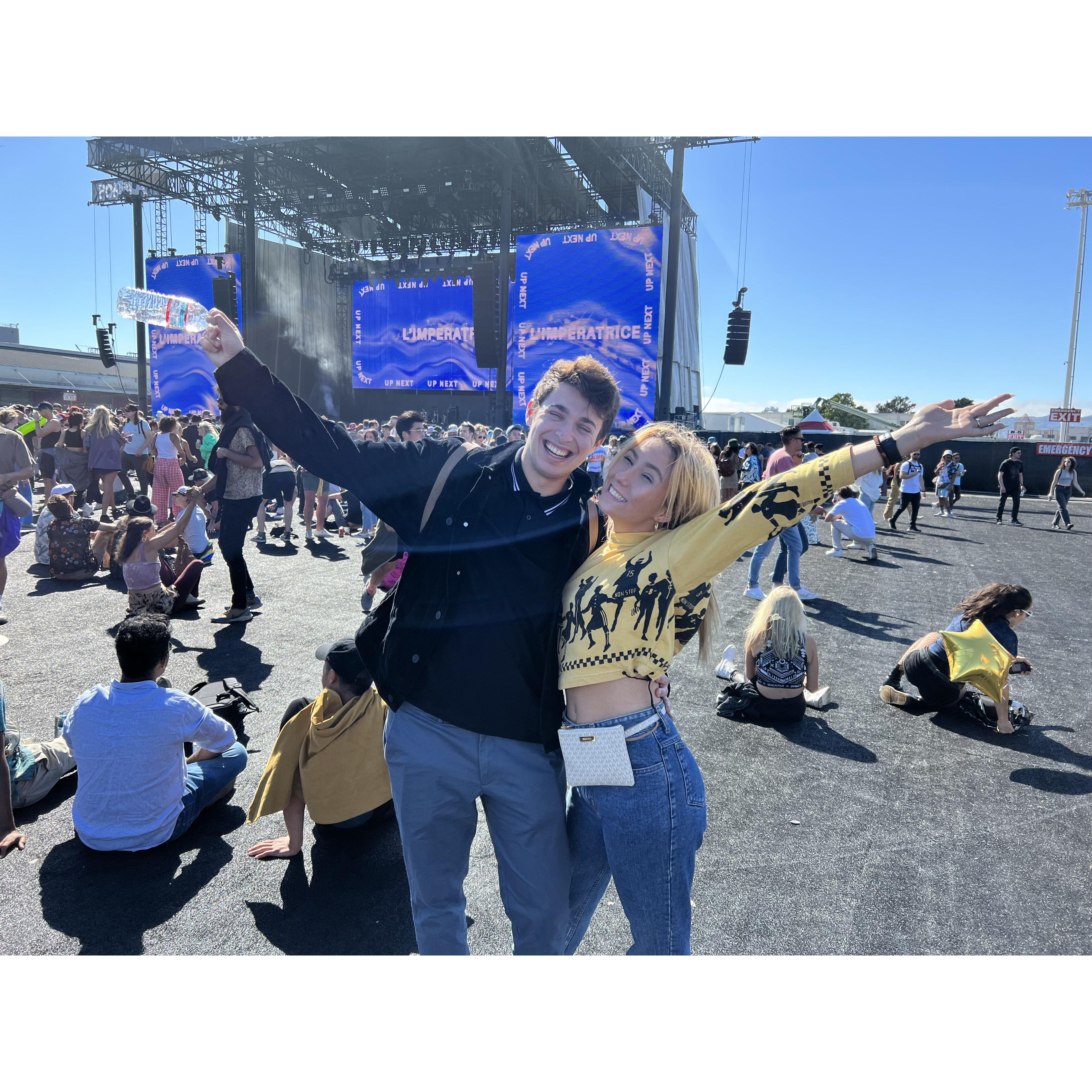 For Morgan's 24 birthday, Ian and Christiana took us to Portola Festival in SF!
