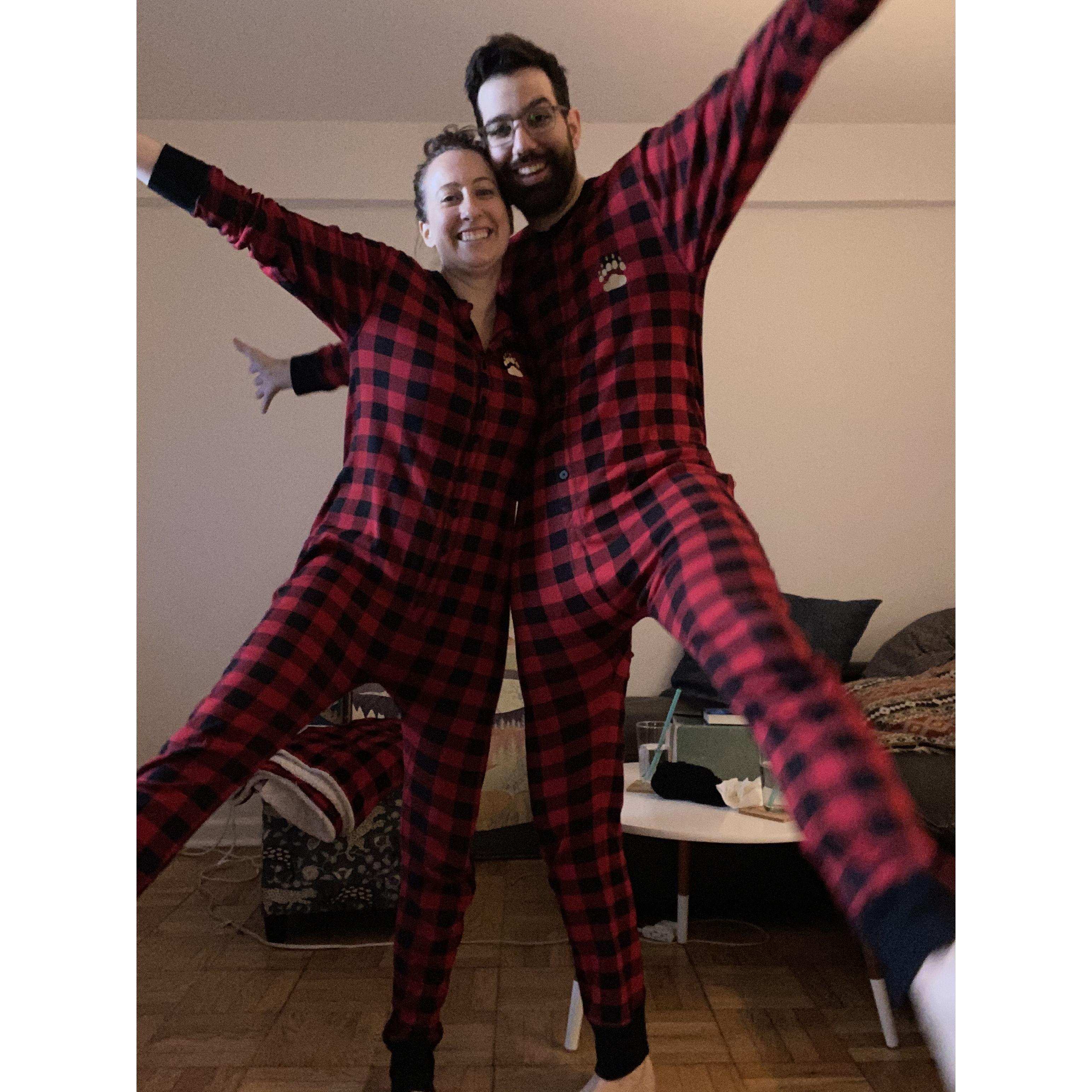 Celebrating our first Christmas together after 8-months of living in a studio apartment. We knew then that we were in it for the long haul!