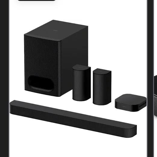 Sony - BRAVIA Theater System 6, 5.1ch with subwoofer, Dolby Atmos/DTS:X compatible - Black