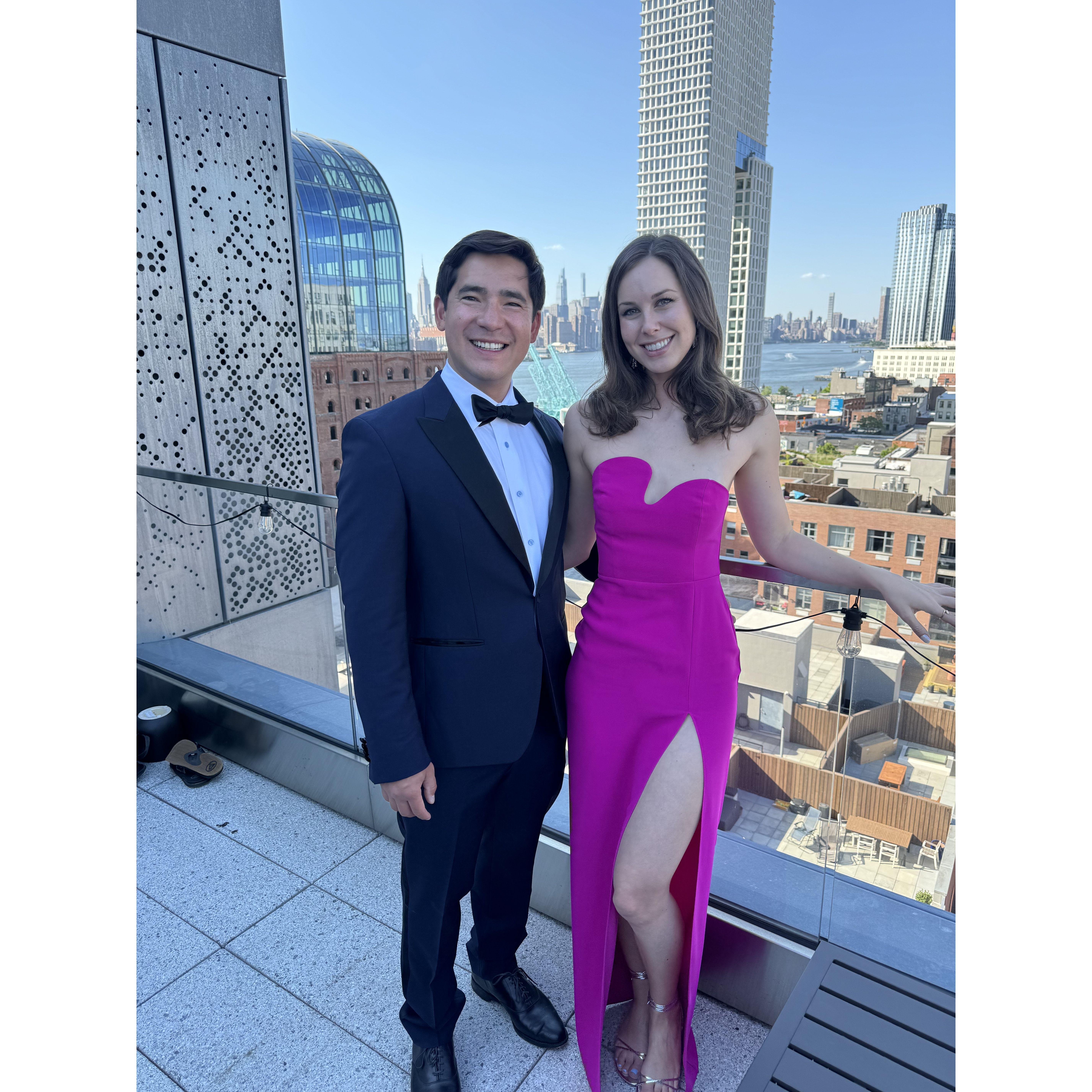 First wedding together in Brooklyn!