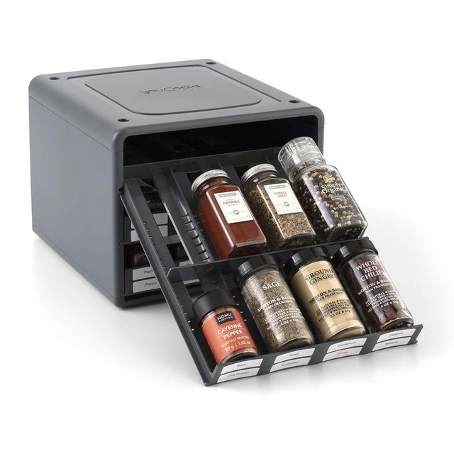Adjustable Spice Rack Organizer, Granite