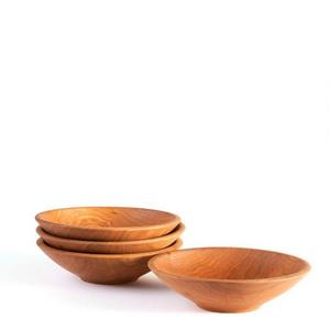 Andrew Pearce 7" Cherry Champlain Bowl, Set of 4