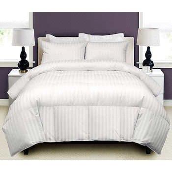 King White Goose Down Comforter