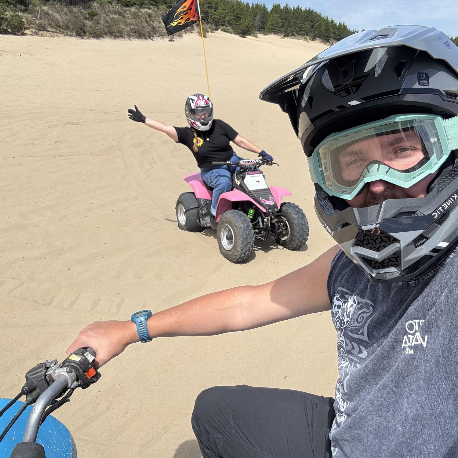 ATVing in Oregon.
