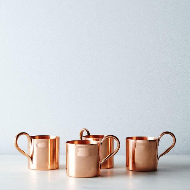 Copper Moscow Mule Mugs (Set of 4)